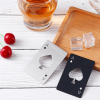 1pcs Creative Stainless Steel Poker Spade A Multifunctional And Durable Beer Bottle Opener