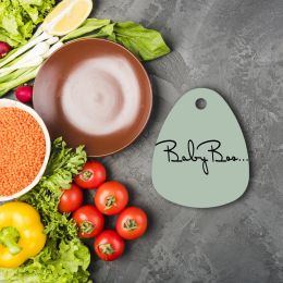 Baby Boo Black Graphic Style Glass Cutting Board
