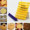 Biscuits Baking Printing Alphabet Mold Cookies Cutter Word Press Stamp Baking Mold Cake Curling Embossing Mold Cookie DIY Tools