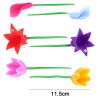 6pcs/set Hot Sale Flowers Wine Cup Marker Party Dedicated Glass Cup Recognizer Tools Wine Glasses Silicone Label