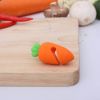 Kitchen Lid Small Carrot Silicone Holder Pot Cover Overflow Preventer Heightening Practical Kitchen