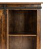 Buffet & Sideboard with Sliding Barn Door Multi-functional Storage Cabinet For Farmhouse