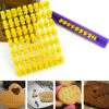 Biscuits Baking Printing Alphabet Mold Cookies Cutter Word Press Stamp Baking Mold Cake Curling Embossing Mold Cookie DIY Tools