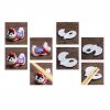 6Pcs Japanese Style Ceramics Chopstick Rest Cute Animals Decorative Tableware Stand