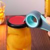 Jar Opener 5 in 1 Multi Function Can Opener Bottle Opener Kit with Silicone Handle Easy to Use for Children