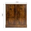 Buffet & Sideboard with Sliding Barn Door Multi-functional Storage Cabinet For Farmhouse