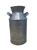 Countryside Galvanized Metal Milk Can Shape Pitcher, Gray