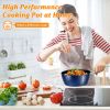 18cm/ 1.5L Induction Saucepan with Lid, Milk Pan Non Stick Saucepan, Aluminum Ceramic Coating Cooking Pot - PFOA Free with Stainless Steel Handle, Sui