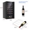 28 Bottle Mini Fridge Bar Wine Cooler Cabinet Beverage Refrigerator XH