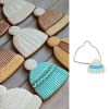 Hat Sweater Mold Cookie Cutter Fondant Christmas Cake Pastry DIY Birthday Bakeware Cake Tool