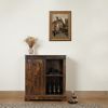 Buffet & Sideboard with Sliding Barn Door Multi-functional Storage Cabinet For Farmhouse