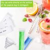 200Pcs Ice Popsicle Mold Bags Disposable Free Zip Ice Freeze Candy Maker Pouch