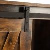 Buffet & Sideboard with Sliding Barn Door Multi-functional Storage Cabinet For Farmhouse