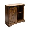 Buffet & Sideboard with Sliding Barn Door Multi-functional Storage Cabinet For Farmhouse