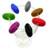 Wine Glass Charms Tags Silicone Wine Glass Drink Markers for Bar Party Martinis Cocktail Champagne
