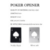 1pcs Creative Stainless Steel Poker Spade A Multifunctional And Durable Beer Bottle Opener