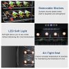 28 Bottle Mini Fridge Bar Wine Cooler Cabinet Beverage Refrigerator XH
