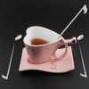 Music Note Shaped Teaspoon Dessert Spoon Stainless Steel Scoop Coffee Spoon