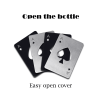 1pcs Creative Stainless Steel Poker Spade A Multifunctional And Durable Beer Bottle Opener