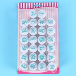Cake Decorating Tools Alphabet Fondant Cake Stamp Silicone Mold Letters Biscuit Fondant Mold Baking (size: 1)
