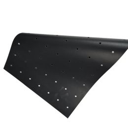 BBQ Grill Mat Non Stick Upgraded Model With Holes Reusable and Dishwasher Safe Black Mesh Fireproof (Color: Black, size: 1pc)
