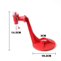 1/2 pcs Soda Dispenser Bottle Coke Upside Down Drinking Water Dispense Machine Home Bar Party Gadget (Color: Red, size: Z1)