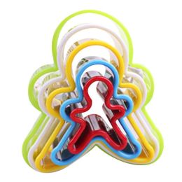 1 Set Cookies Cutter Frame Cake Mould DIY Star Tree Round Heart Flower Mold (Color: Z4, size: People)
