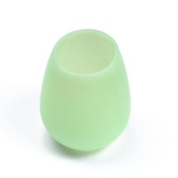 Silicone Wine Glass (Color: green, size: 8.5*10.5*0.4 cm)