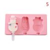 Silicone Ice Cream Mold Popsicle Molds DIY Homemade Cartoon Ice Cream Popsicle Ice Pop Maker Mould