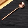 304 Stainless Steel Coffee Spoon Round head Korean Style Honey Dessert Gift Mixing Spoons