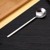304 Stainless Steel Coffee Spoon Round head Korean Style Honey Dessert Gift Mixing Spoons