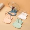 Kitchen Dish Pot Lid Storage Rack Countertop Punch-Free Spoons Holder Bracket