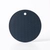 Round Heat Resistant Silicone Mat Drink Cup Coasters Non-slip Pot Holder Table Placemat Kitchen