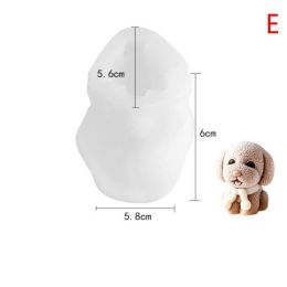 DIY ice model 3D cute animal soft silicone ice model creative coffee ice sculpture (size: E)