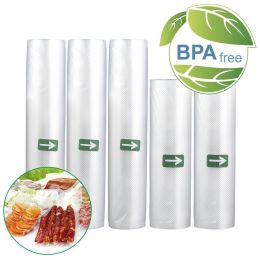8" and 11" Vacuum Seal Rolls Multipack Make Custom-Sized BPA-Free Vacuum Sealer Bags for Food Saver (size: 5PACK)