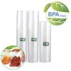 8" and 11" Vacuum Seal Rolls Multipack Make Custom-Sized BPA-Free Vacuum Sealer Bags for Food Saver