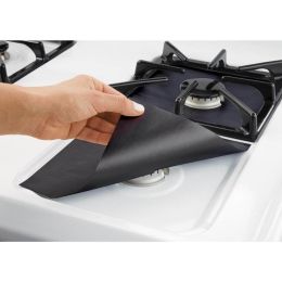 Gas Stove Cooker Protectors Cover Liner Clean Pad Gas Burner Covers Stovetop Protector Accessories (Color: beige, size: 1 piece)
