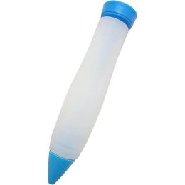 2022 Mold Cup Icing Piping Silicone Food Writing Pen Chocolate Cake Mold Cup Cookie Icing Piping DIY Doodle Pen Milking Grease Pen Kitchen Accessories (Color: Sky Blue, size: 1pcs)