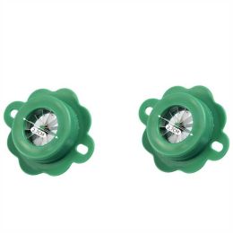 New Green Onion Easy Slicer Shredder Plum Blossom Cut Green Onion Wire Drawing Kitchen Superfine Vegetable Shredder (Color: green, size: 2pcs)