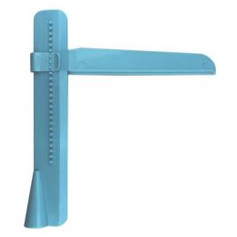 1pcs Adjustable Cake Scraper (Color: Sky Blue)