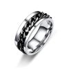 Anello Cavatappi Aprire Copertura Birra Artefatto Femminile Anello Aperto Birra Marea Maschio Vibrato Catena Girevole Coppia di Rotazione In Acciaio A