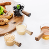 Mini milk coffee pot handle saucer Japanese fruit bowl sauce sauce cutlery coffee pot household