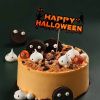 Halloween Cake Toppers DIY Cupcake Topper Castle Ghost Witch Vampire Pumpkin Cake Flags Kids Birthday Wedding Party Baking Decor
