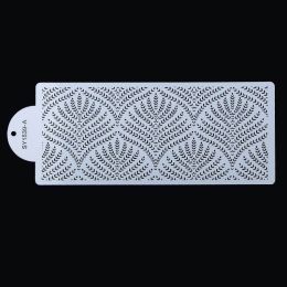 DIY Style Plastic Sugar Sieve Mold Fondant Printing Stencil Hollow Wedding Cake Stencil Edge Decor (size: 2)