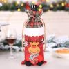 GENNISSY Christmas Wine Bottle Cover Merry Christmas Decorations For Home Christmas Ornament New Year 2022 Xmas Navidad Gift