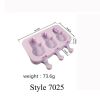 Silicone Ice Cream Mold Popsicle Molds DIY Homemade Cartoon Ice Cream Popsicle Ice Pop Maker Mould