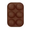 6 Holes DIY Ball Sphere Mold Silicone Cake Chocolate Candy Mould Kitchen Baking Soap Jelly Mold
