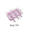 Silicone Ice Cream Mold Popsicle Molds DIY Homemade Cartoon Ice Cream Popsicle Ice Pop Maker Mould