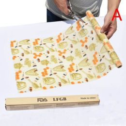 3pcs/set Reusable Waste Food Wrap Beeswax Wrap Sustainable Free Beeswax Food Storage Cloth Eco Frien (size: A)