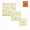 3pcs/set Reusable Waste Food Wrap Beeswax Wrap Sustainable Free Beeswax Food Storage Cloth Eco Frien
